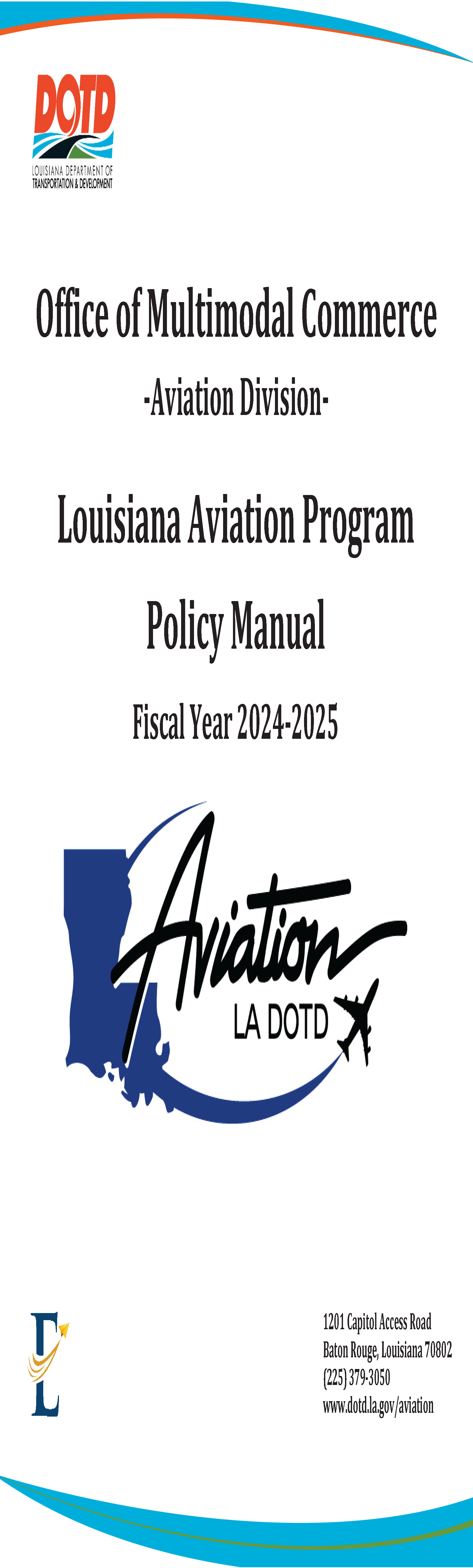 Louisiana Aviation Program Policy Manual Cover.png